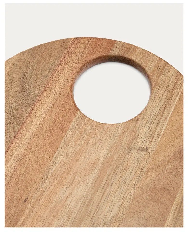 Szervírozó fa vágódeszka ø 30,5 cm Klot – Kave Home