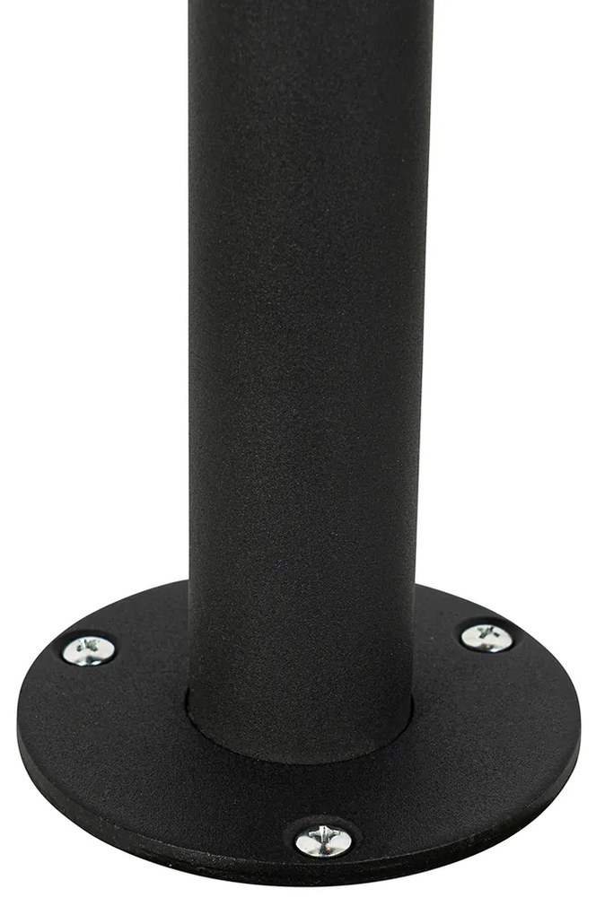 Modern lámpás fekete átlátszó üveggel 100 cm IP44 - Sfera