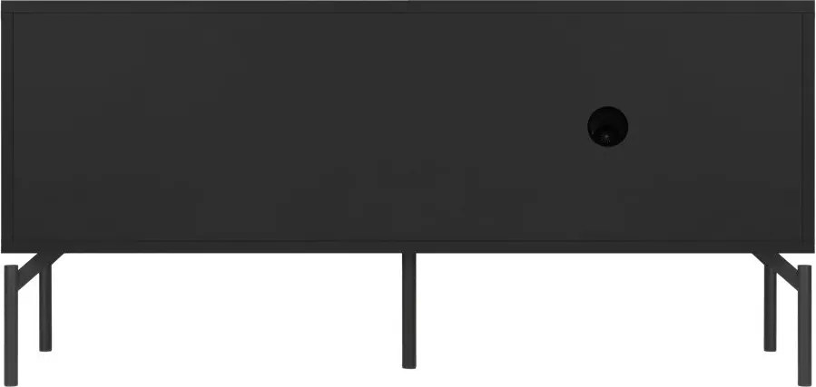 Fekete TV-állvány 116x55x42 cm Met Mini – noo.ma