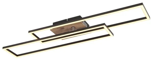 Globo 67208-30 - LED Mennyezeti lámpa DAKARI LED/30W/230V 3000K 60x80 cm fekete