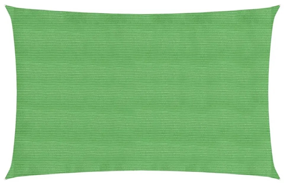 világoszöld HDPE napvitorla 160 g/m² 2 x 4,5 m
