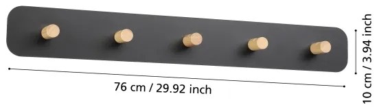 Eglo 99596 - LED Fali akasztó lámpával CIVITATE LED/18W/230V