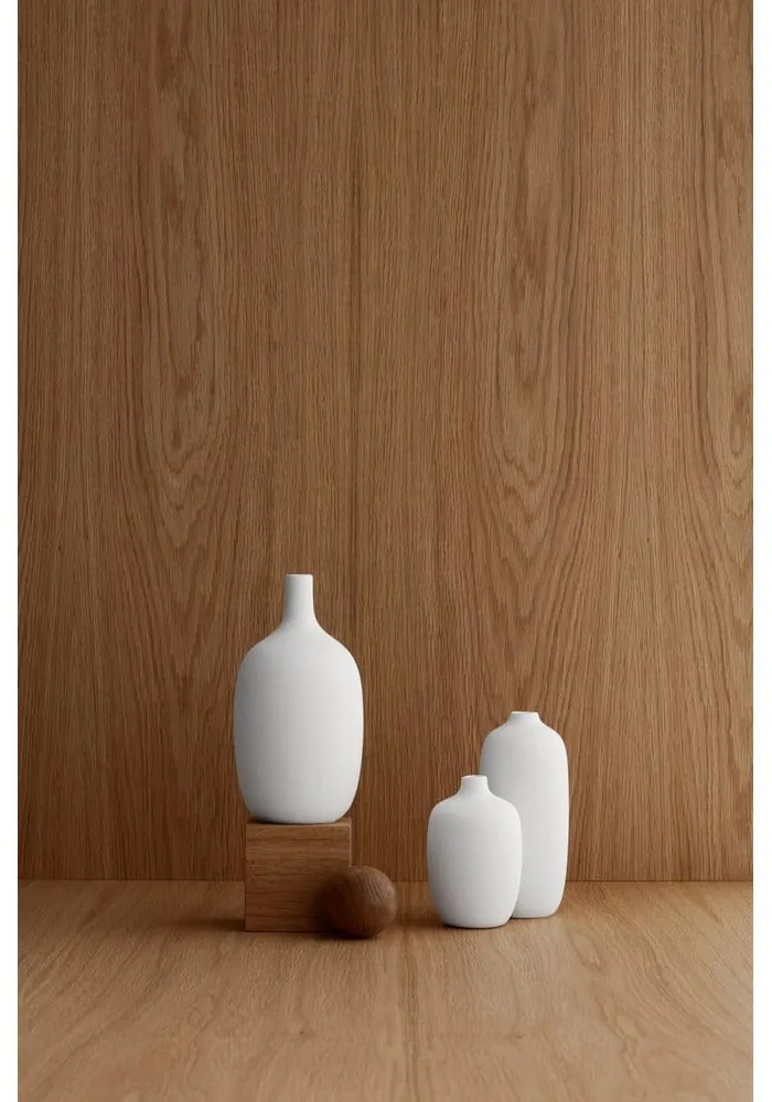 Fehér kerámia váza, magasság 18,5 cm - Blomus