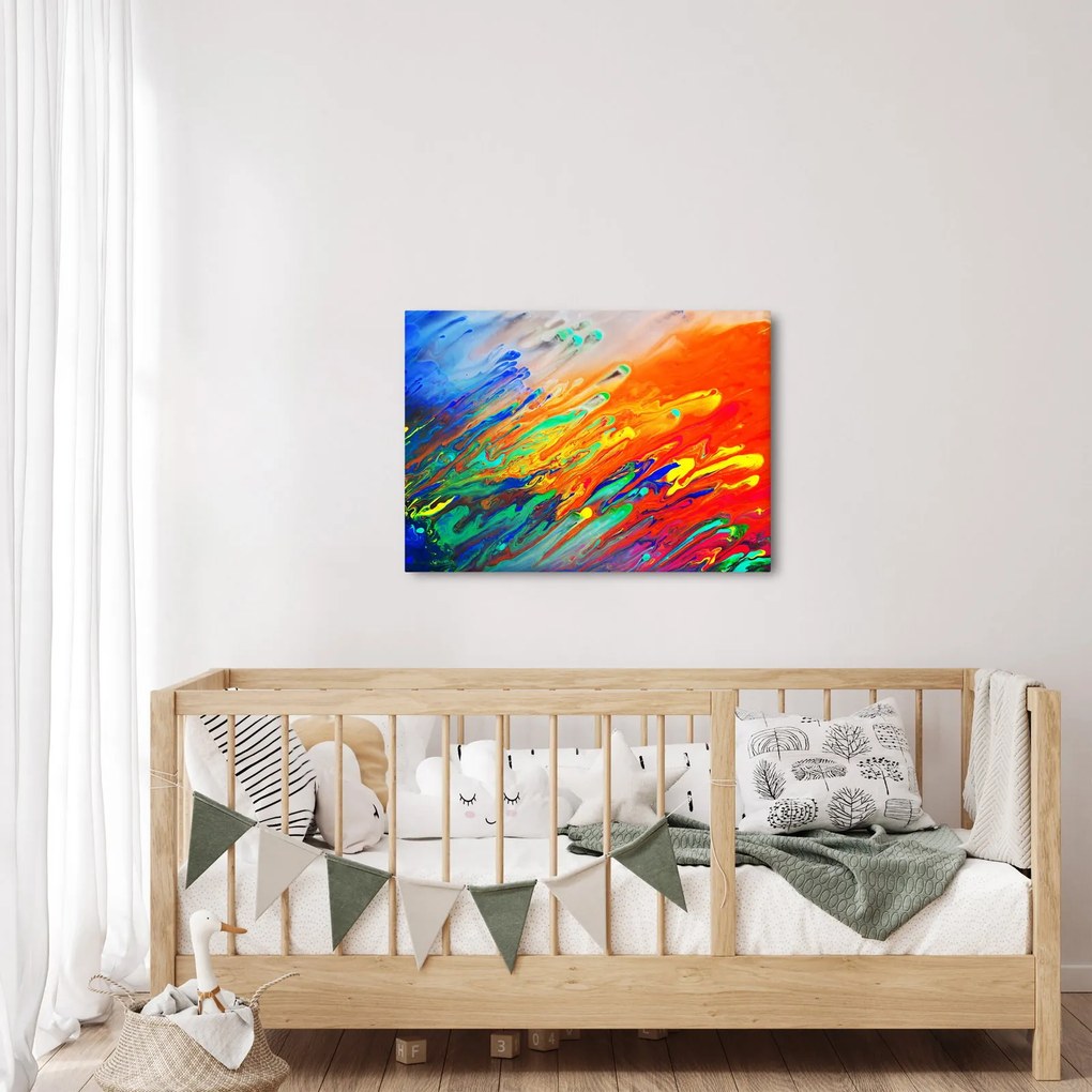 Kép - Színes absztrakció (70x50 cm)