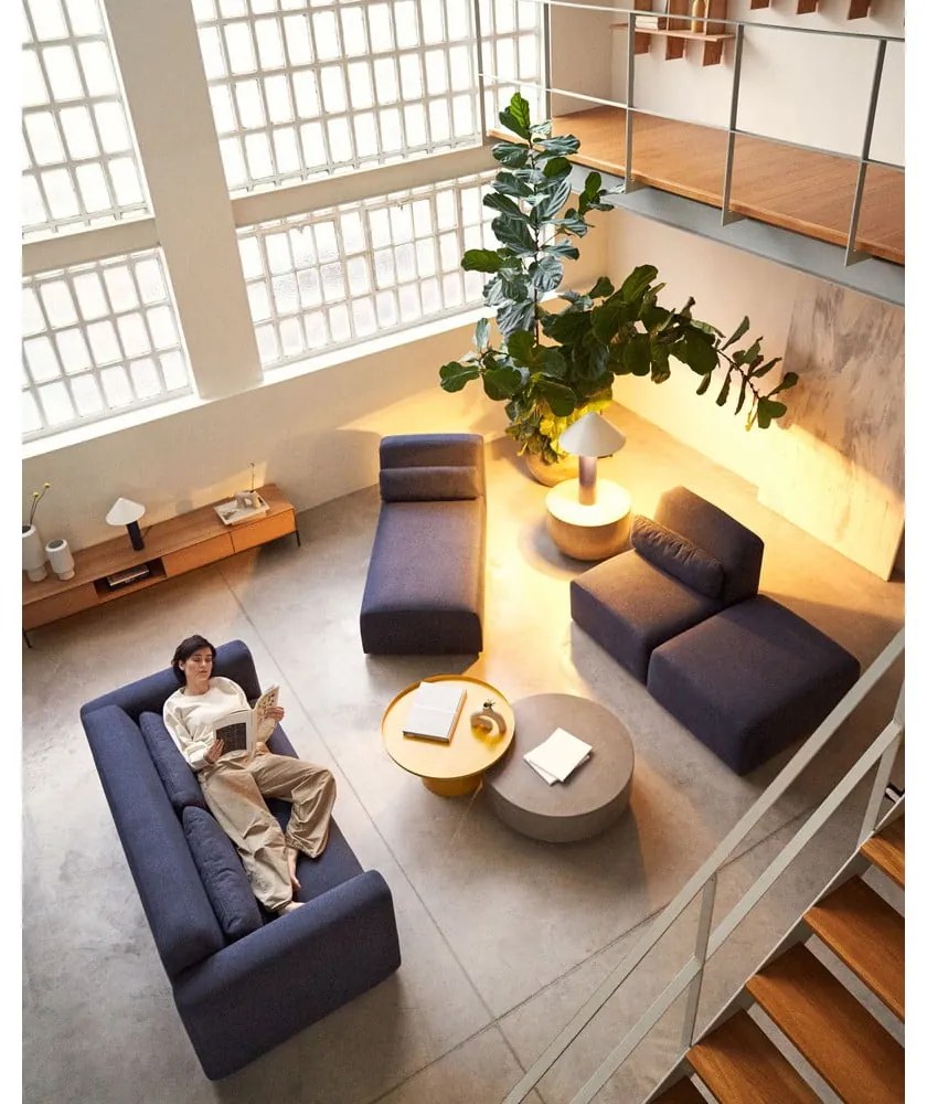 Sötétkék kanapé modul Neom – Kave Home
