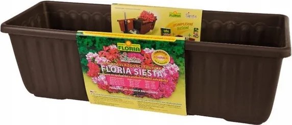 Floria Siesta önöntöző virágláda 60 cm Csokoládé színű