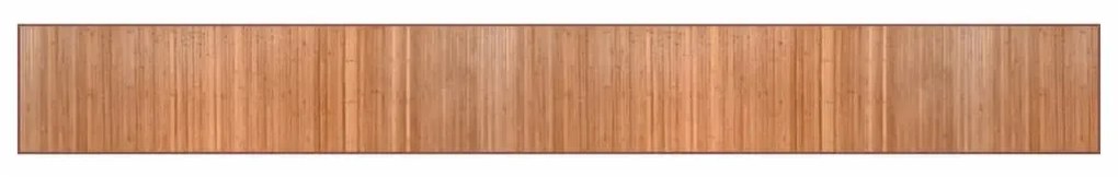 négyszögletű természetes bambusz szőnyeg 60 x 500 cm
