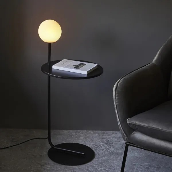 Endon 96713 - HALO állólámpa 1xG9/3W/230V fekete/fehér