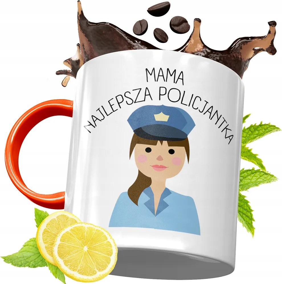 Narancssárga Bögre Anyák Napjára Ajándék fényképes nyomattal