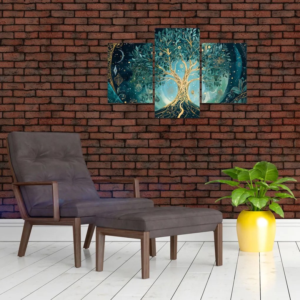 Kép – Életfa az univerzumban (90x60 cm)