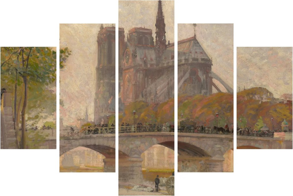 Kép - Robert William Vonnoh, Notre Dame de Paris, reprodukciók (150x105 cm)