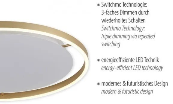 Leuchten Direkt 15392-60 - LED Dimmelhető mennyezeti lámpa RITUS LED/30W/230V