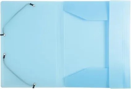 Gumis mappa, PP, A4, EXACOMPTA Chromaline Pastel, kék (EX55172E)