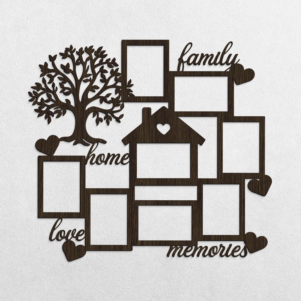 DUBLEZ | Családi fényképkeret több képhez