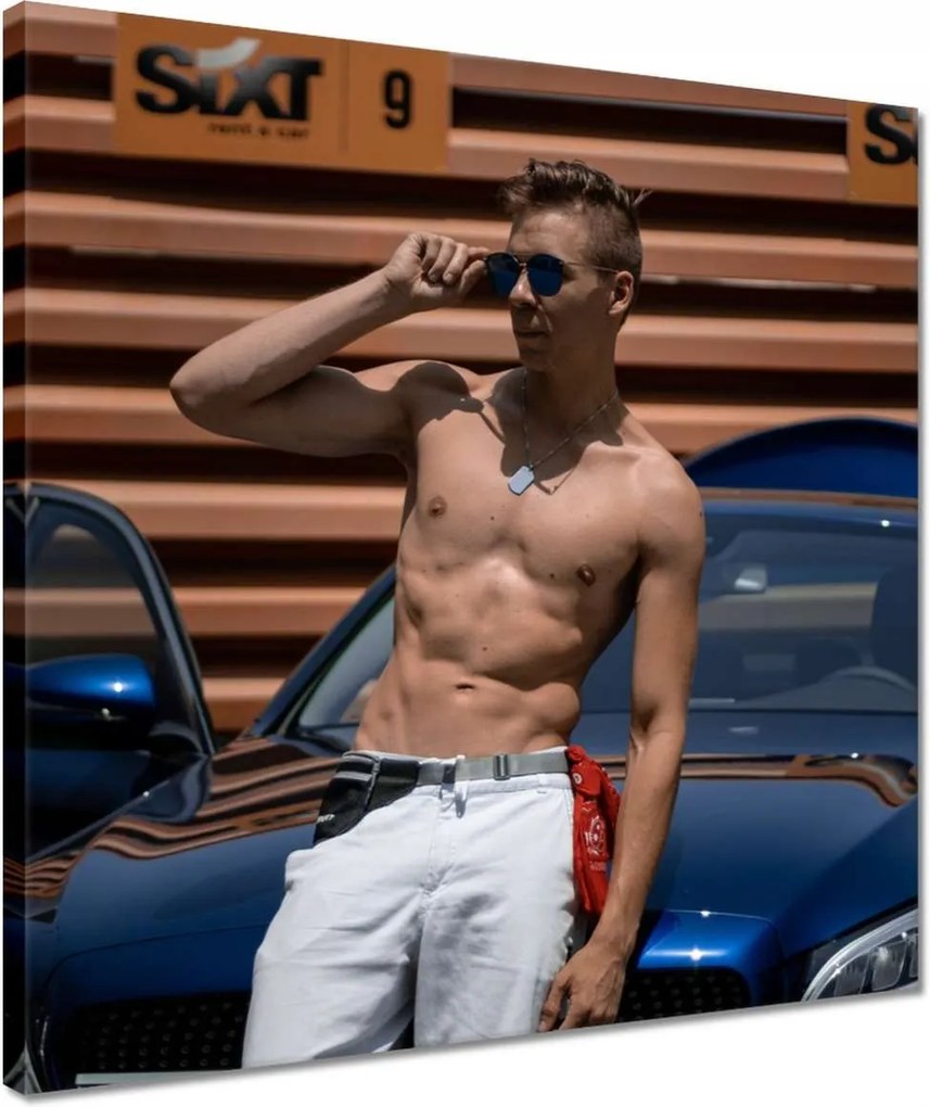 Vászonkép 40x40 Férfi Erő