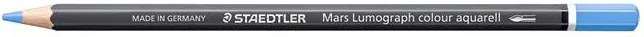 Akvarell színes ceruza, hatszögletű, STAEDTLER Mars&reg; Lumograph&reg; 104, világos kék (TS104300)