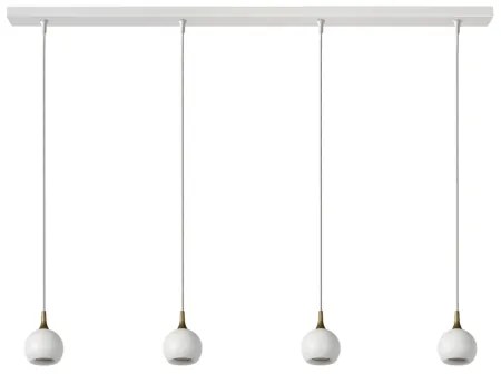 Lucide 09434/04/31 - Csillár zsinóron FAVORI 4xGU10/5W/230V fehér