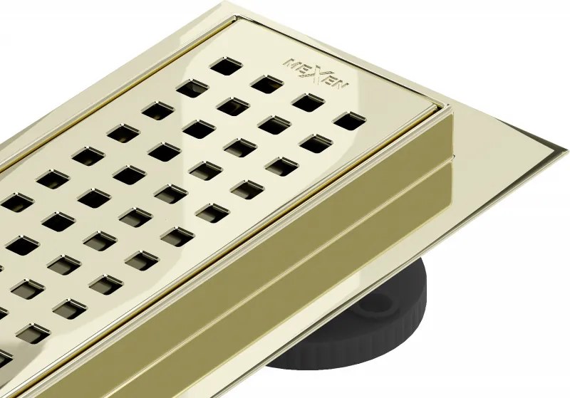 Mexen Flat M08 vonalmenti vízelvezető 100 cm, arany - 1525100-15