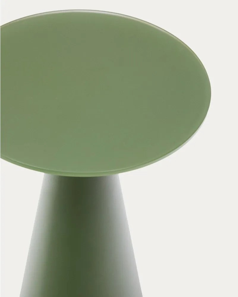 Kerek tárolóasztal üveg asztallappal ø 35 cm Wilshire – Kave Home