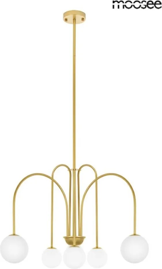 KING HOME MSE010100318 NERI Glamour Csillár Fehér, Arany G9 IP20