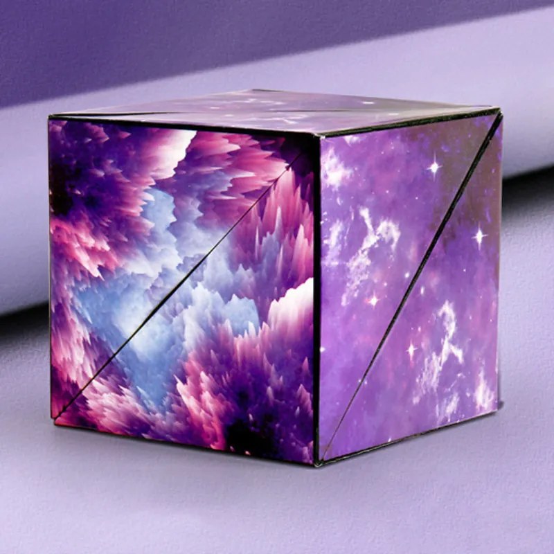 Újdonság Mágneses Varázskocka Magic Cube Fejlesztő Játék Most 2 az 1 ben, a Végtelen Űr témában