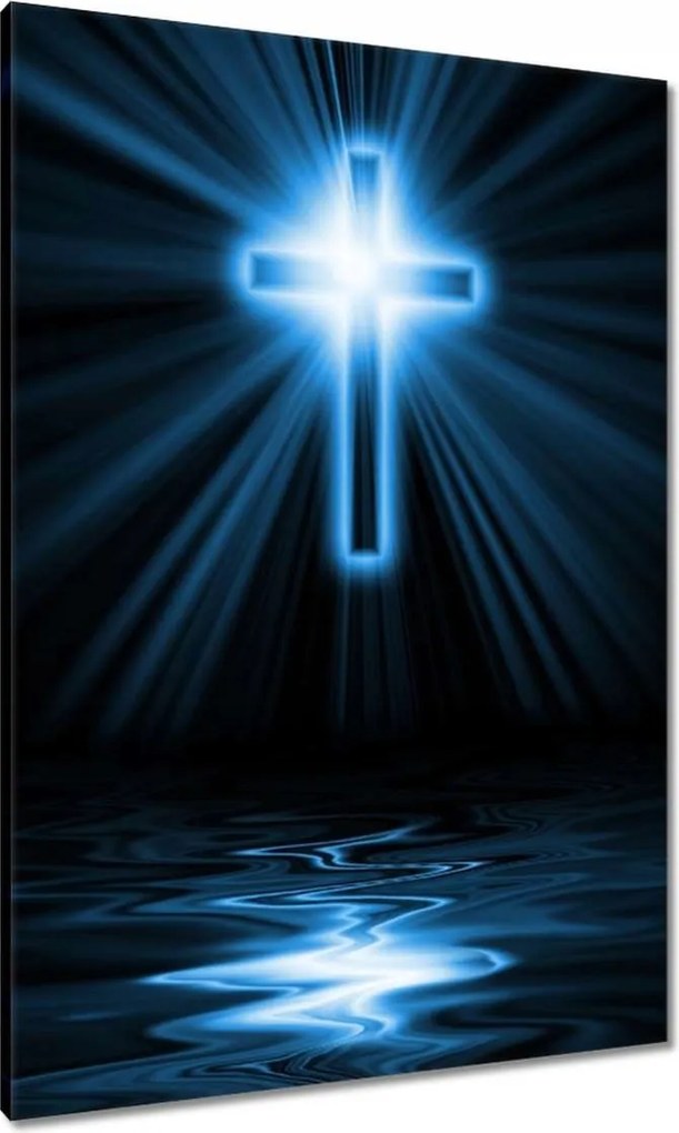 Vászonkép 70x100 Kereszt Jézus Mennyország