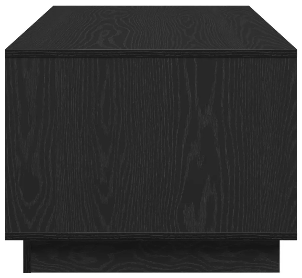 Fekete Tölgy Coffee Table 102x55x43 cm Mérnöki Fából készült