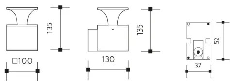 LED Kültéri fali lámpa ORNELA LED/6W/230V 3000K IP54 antracit