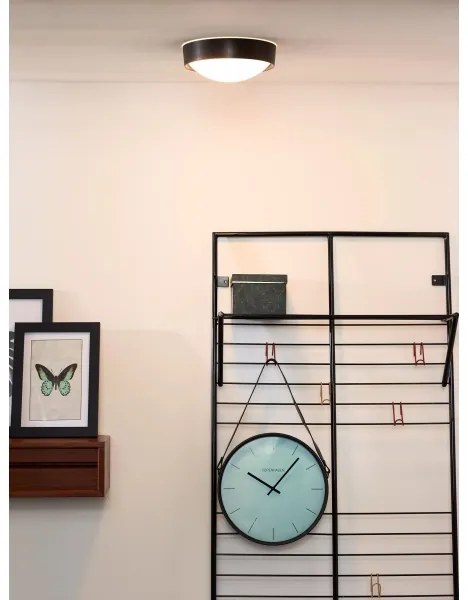 Lucide 08109/01/30 - LEX mennyezeti lámpa 1xE27/9W/230V fekete