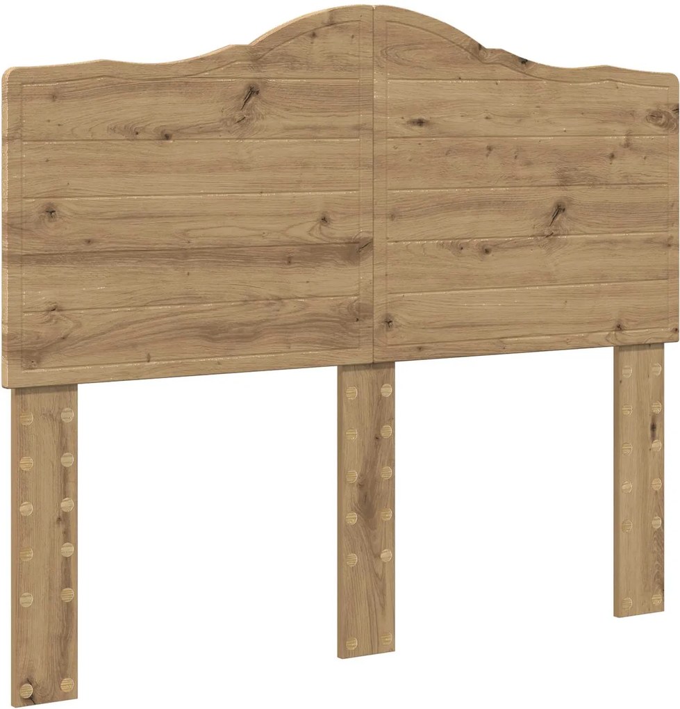 vidaXL Fejtámla Artisan tölgy 120 cm Faanyag