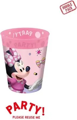 Disney Minnie Junior micro prémium műanyag pohár szett 4 db-os 250 ml