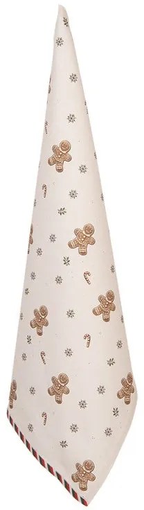 Karácsonyi pamut konyharuha Classic Gingerbread Magic mézeskalácsos