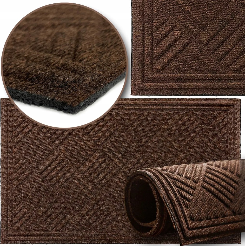 Lábtörlő Kültéri Szőnyeg Cipőajtó Alá Erős 60x90cm