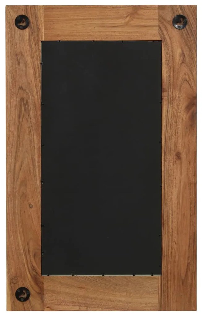 tömör akácfa keretű tükör 50 x 80 cm