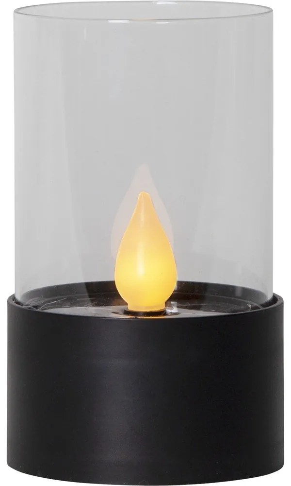 Puloun fekete kültéri LED fénydekoráció, magasság 13,5 cm - Star Trading