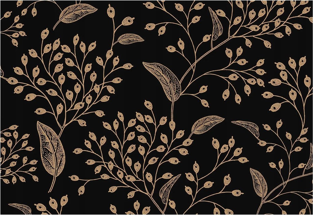 Fotótapéta Flizelin a nappali hálószobába Botanikus elegancia 152x104