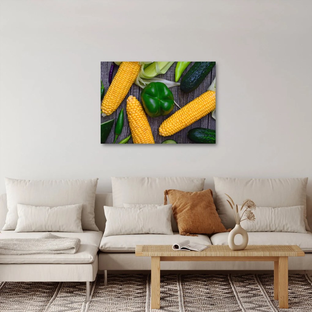 Zöldség képe (70x50 cm)