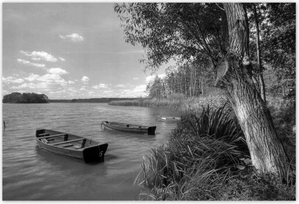 Poszterek 185x125 Csónakok a tavon