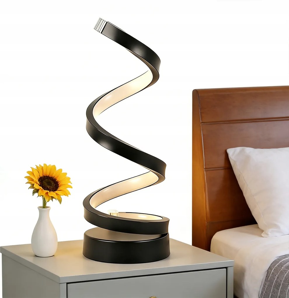 Éjjeli lámpa Asztali lámpa Led Usb Modern Spirál Módok