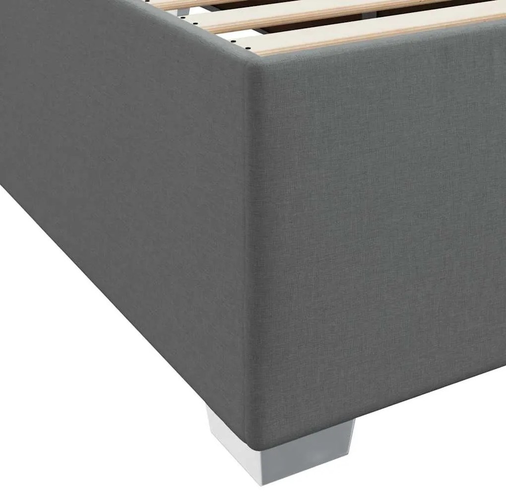 Ágykeret Sötétszürke 180 x 200 cm szövet