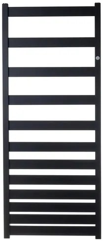 Radiátor kombinált Hopa Belti 157,3x60 cm fekete matt központi csatlakozás RADBEL601631SP