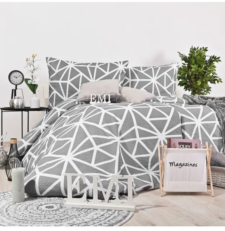 EMI Helsinky krepp ágyneműhuzat, A standard egyszemélyes ágy szett tartalma: 1x 140x200 + 1x 70x90