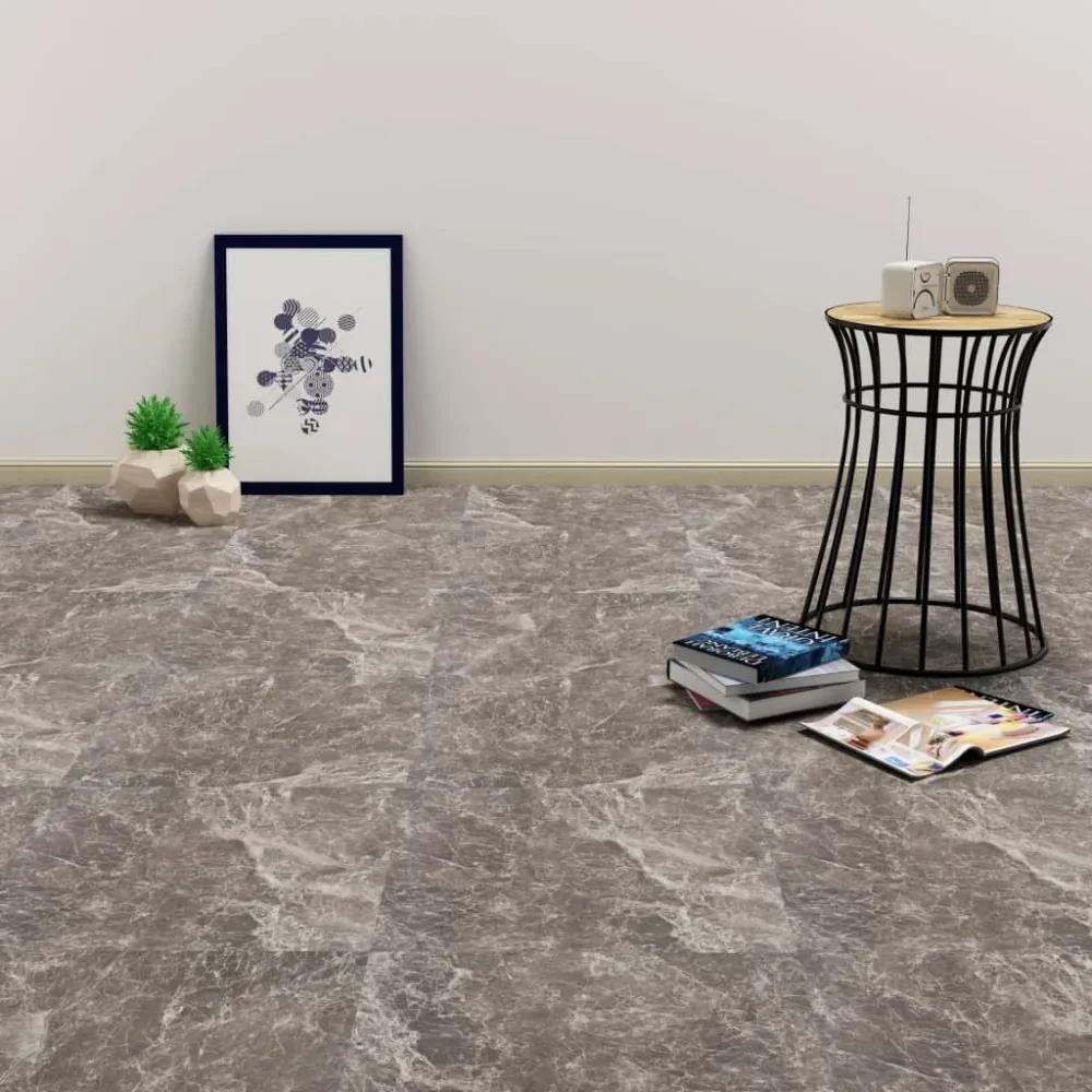 Fekete márvány öntapadó pvc padló burkolólap 5,11 m²
