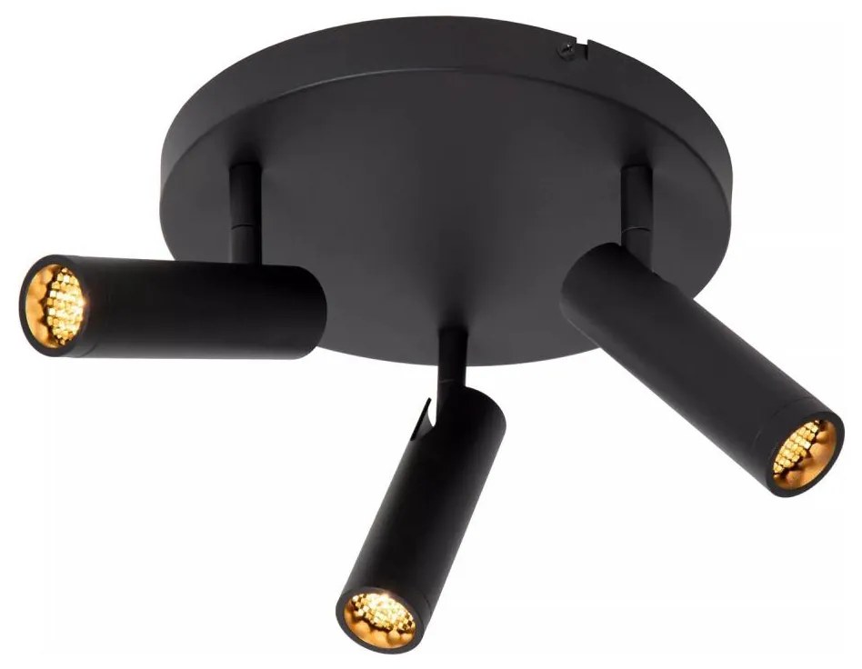 Lucide 22974/13/30 - GRADO spotlámpa 3xGU10/12W/230V fekete