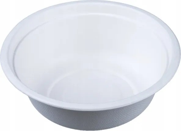 Cukornádpép tál Eko Clarina fehér 400 ml 50 db