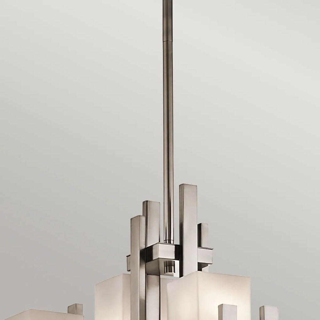 Kichler modern csillár city lights fehér nikkel elskl-city-lights7a