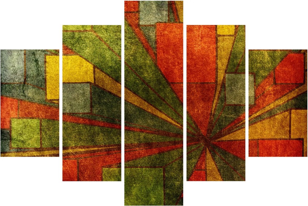 A geometriai absztrakció képe (150x105 cm)