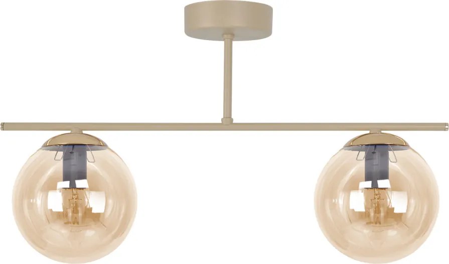 KAJA K-5781 FELIX Sárga Színű Mennyezeti Lámpa 2xE14 10W IP20