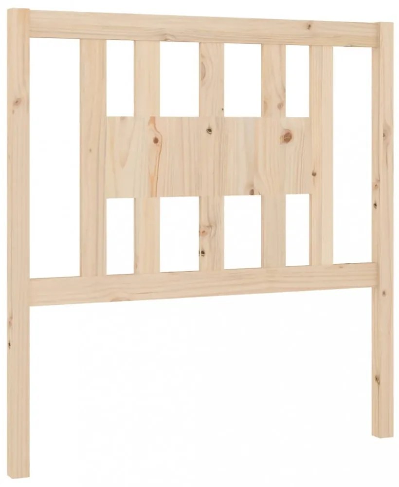 tömör fenyőfa fejtámla 96 x 4 x 100 cm