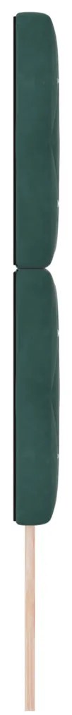 LED Fejtámla Sötétzöld 80 cm Bársony